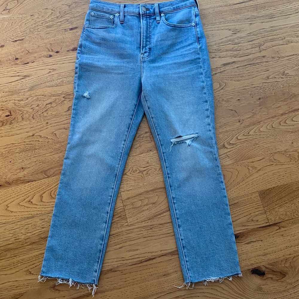 NWT Madewell The Petite Perfect Vintage Jean in Coffey Wash - Picture 7 of 9
